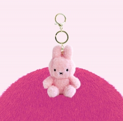 Miffy Sitting Creamy Keyring 13cm_Pink