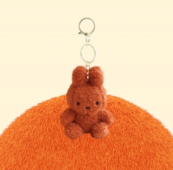 Miffy Sitting Creamy Keyring 13cm_Brown
