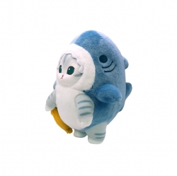 MofuSand Mackerel Cat Shark Costume (25cm) Plush