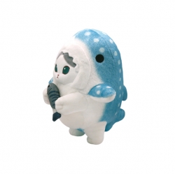 MofuSand Blue Bay Cat Shark Costume (25cm) Plush