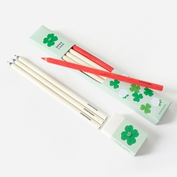 smile pencil and eraser set