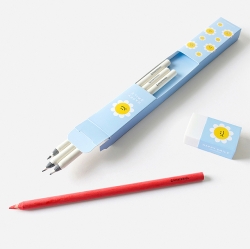 smile pencil and eraser set