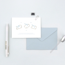 Fluppy Love Letter Press  Message Card