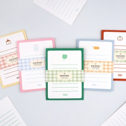 Minimani Letter Press  Message Card