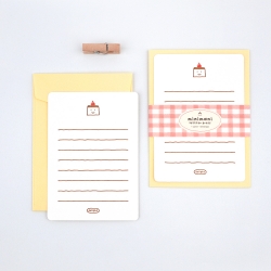 Minimani Letter Press  Message Card