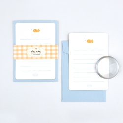 Minimani Letter Press  Message Card