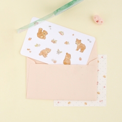 tiny garden mini message card