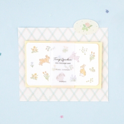tiny garden mini message card