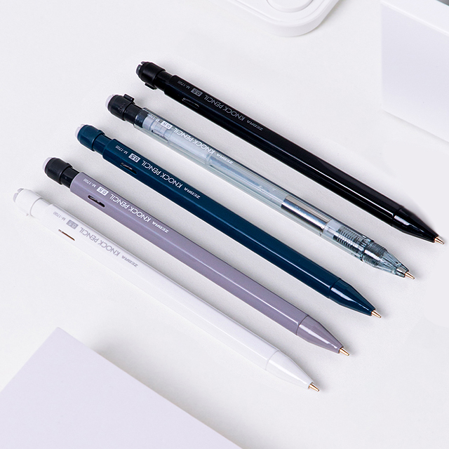 Knock Pencil  M-1700 Mechanical Pencil(0.5mm)  10pcs