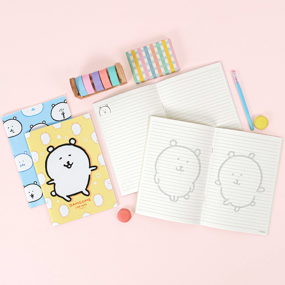 담곰이 라인 중철노트