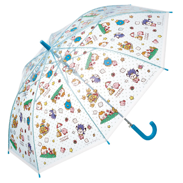 별의 커비 프렌즈 아동용 투명 자동우산 55cm