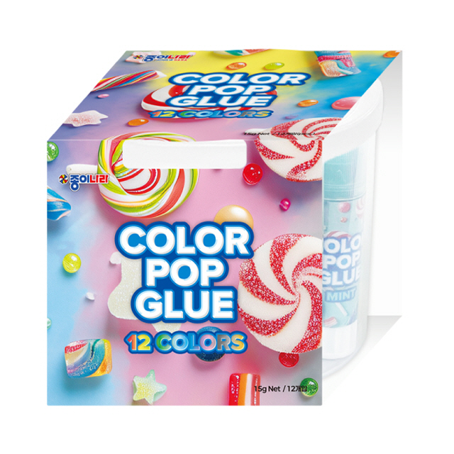 Color Pop Solid Glue Stick 15g 12 Colors