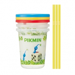 PIKMIN Straw Tumbler 3P Set 320ml