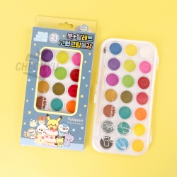 Solid water colors 21colors set
