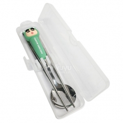 Crayon Shin-chan 3D Spoon & Chopsticks Set - Frog