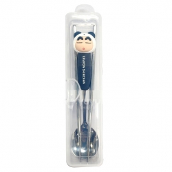 Crayon Shin-chan 3D Spoon & Chopsticks Set - Panda
