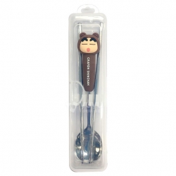 Crayon Shin-chan 3D Spoon & Chopsticks Set - Bear