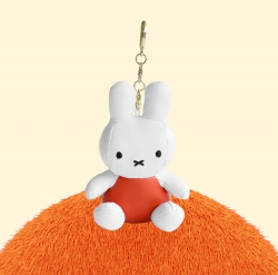 PU Miffy Keyring  - Orange