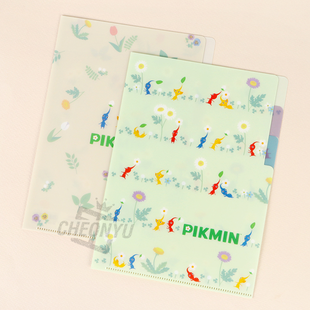 피크민 3포켓 클리어 파일 A5
