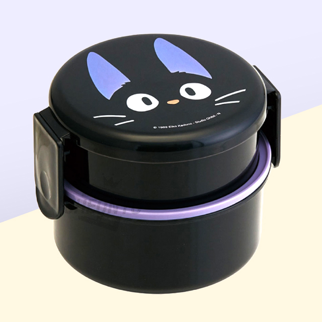 Gige Round 2-Layer Lunch Box with Fork