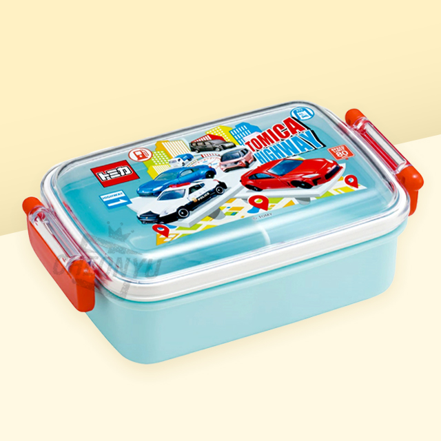 Tomica25 1-Tier Dome Square Lunch Box 450 ml