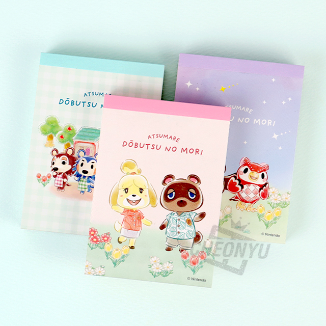 모여봐요 동물의숲 미니메모 