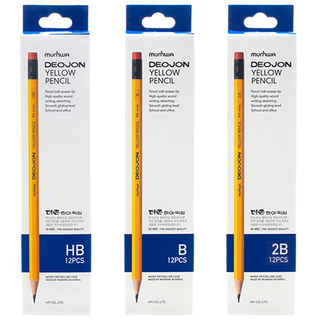 DEOJON YELLOW Pencil 12pieces Set