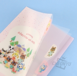 Dobutsu no mori Die Cut Clear File A4 5 Pockets