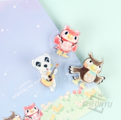 Dobutsu no mori Acrylic Clip Set