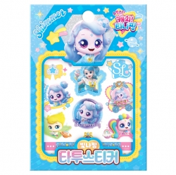 Catch! Teenieping 5 Tatoo Stickers Set - Shimmerping