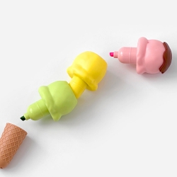 Corn Ice-cream 3 Color Highlighter Set, 16pcs