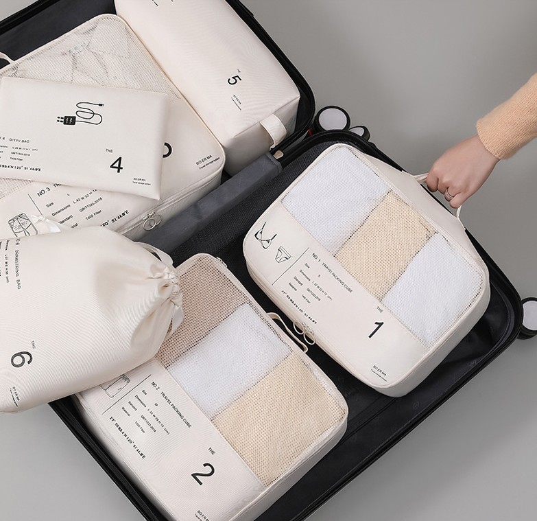 Luxurious Travel Pouch Set of 6