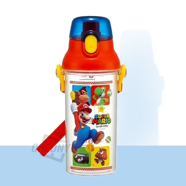 Supermario One touch a graduated water Bottle 480ml 