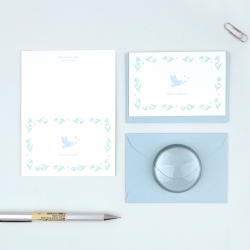 Little Buddy Letter Press  Mini Card