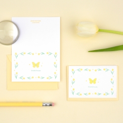 Little Buddy Letter Press  Mini Card