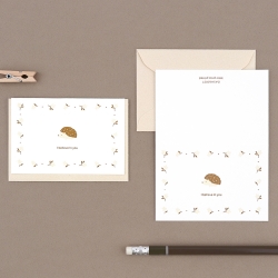 Little Buddy Letter Press  Mini Card