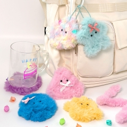 Random Monster MORU Keyring DIY, 24PCS