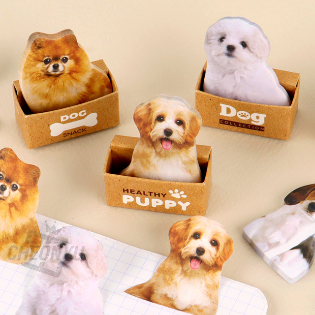 Mini pet sticky memo, 16pcs