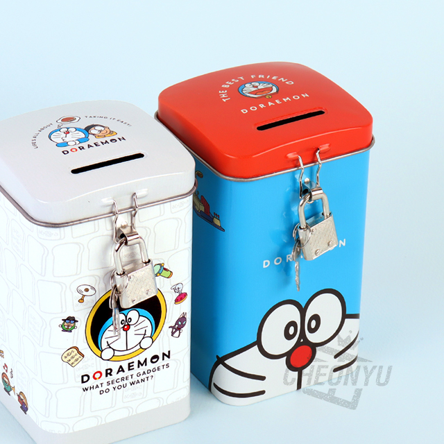 Doraemon Mini Lock Coin Bank