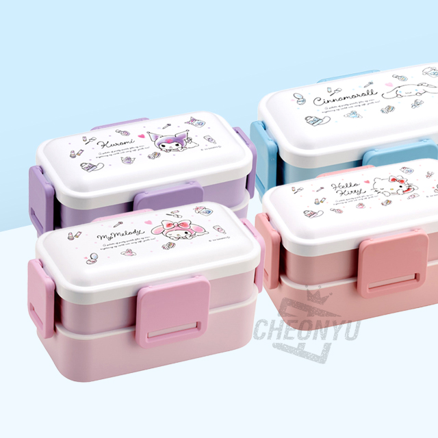 SANRIO Dome Type 2-Tier Lunch Box 600ml