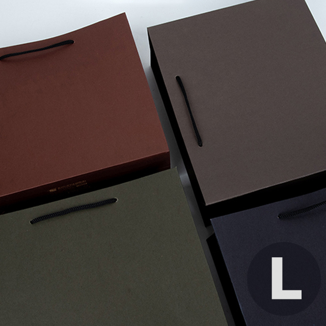 솔리드 쿠키 쇼핑백 - 대 (10개 1세트)