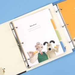 Wallace  Gromit Cornell Mini Binder Notebook