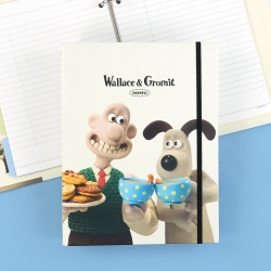 Wallace  Gromit Cornell Mini Binder Notebook