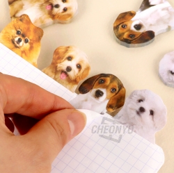 Mini pet sticky memo, 16pcs