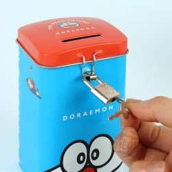 Doraemon Mini Lock Coin Bank