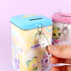 WishCat Mini Lock Coin Bank