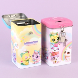 WishCat Mini Lock Coin Bank