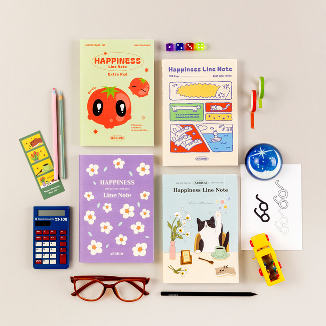 Happiness Line Notebook M