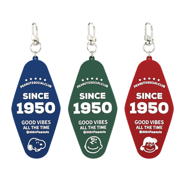 피너츠 스누피 75주년 빈티지 거울 키링