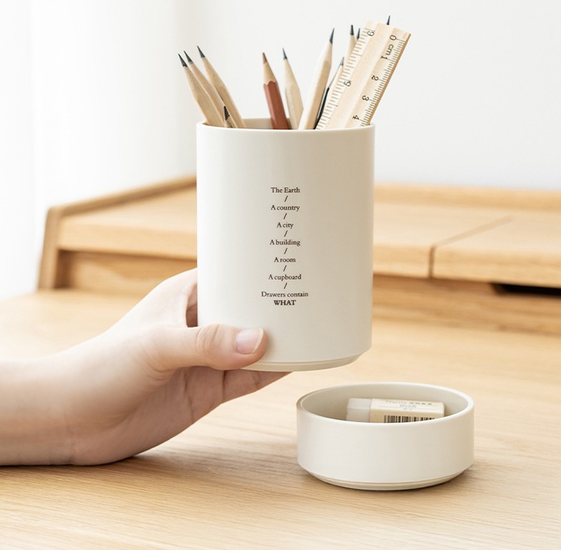 Two-tier detachable pencil flower pen flower pencil holder Pencil tool organizer Color pencil ballpo